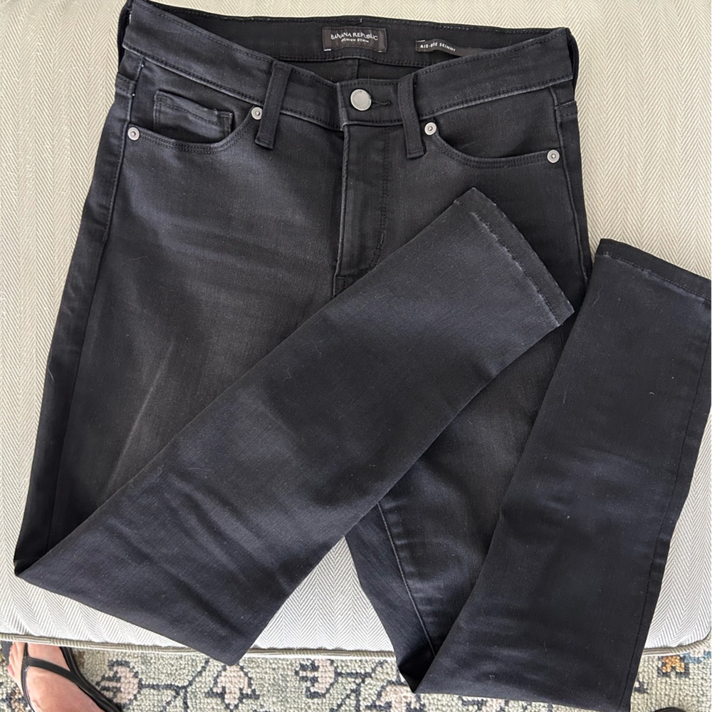 Banana Republic Charcoal Denim Jeans